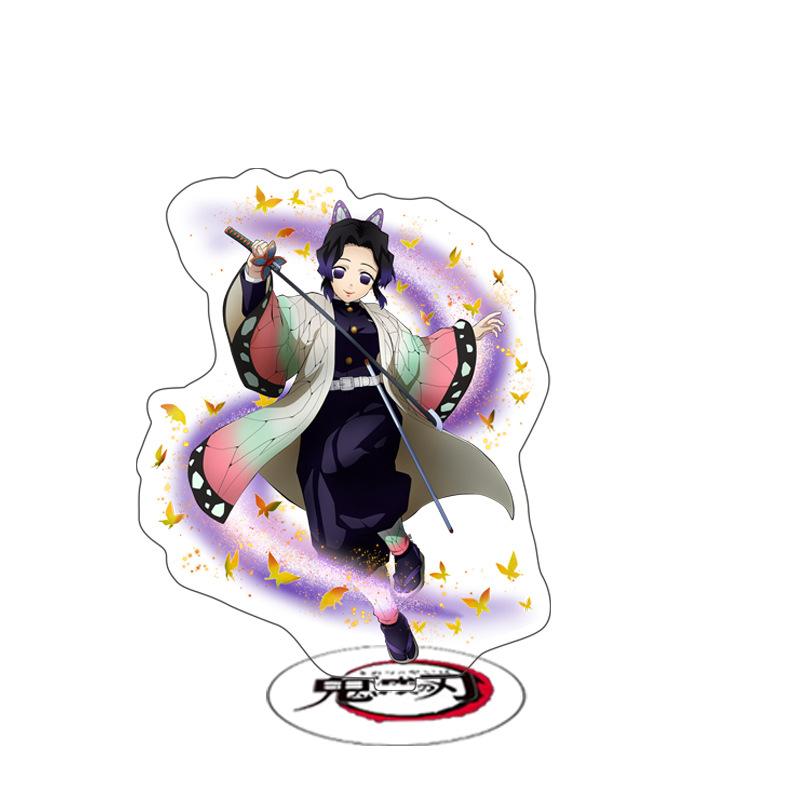 Double Sided New Demon Slayer Acrylic Stand Figures Tanjiro Nezuko Shinobu Giyu Anime Merchandise Collectible Display Decor