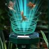Set of 4 Ultrasonic Animal Pest 10m Detection Long Standby IP68 Waterproof and Powerful LED Infrared and Bird Pest Suitable for Parking and Orchards