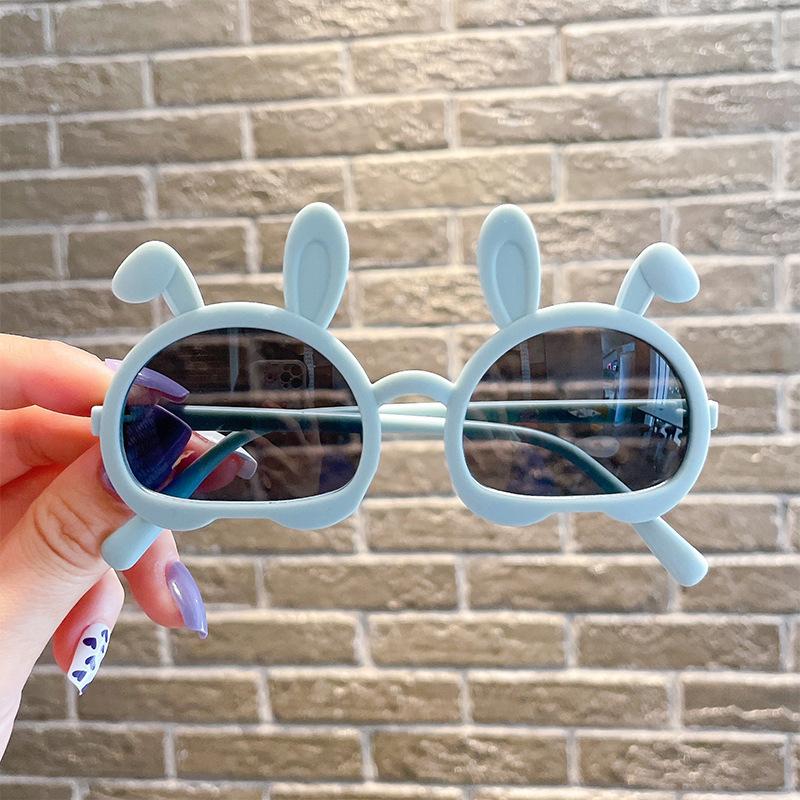 Kids Rabbit Ear Sunglasses UV400 Protection Cute Girl Baby Sun Glasses Fashion Children Eyewear Goggles