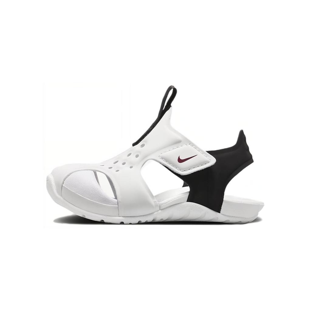 Nike Sunray Protect 2 Low Top Toddler Shoes White Black 943827-100