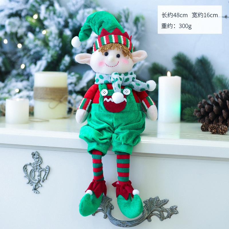 2025 Christmas Plush Leg Elf Doll Decorations for Boys and Girls Elf Toy Dolls New Year Home Decor Christmas Tree Ornaments