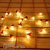 Christmas Tree String Lights Santa Claus Snowman Elk Garland 2025 Christmas Decorations for Home Xmas Ornaments Navidad New Year