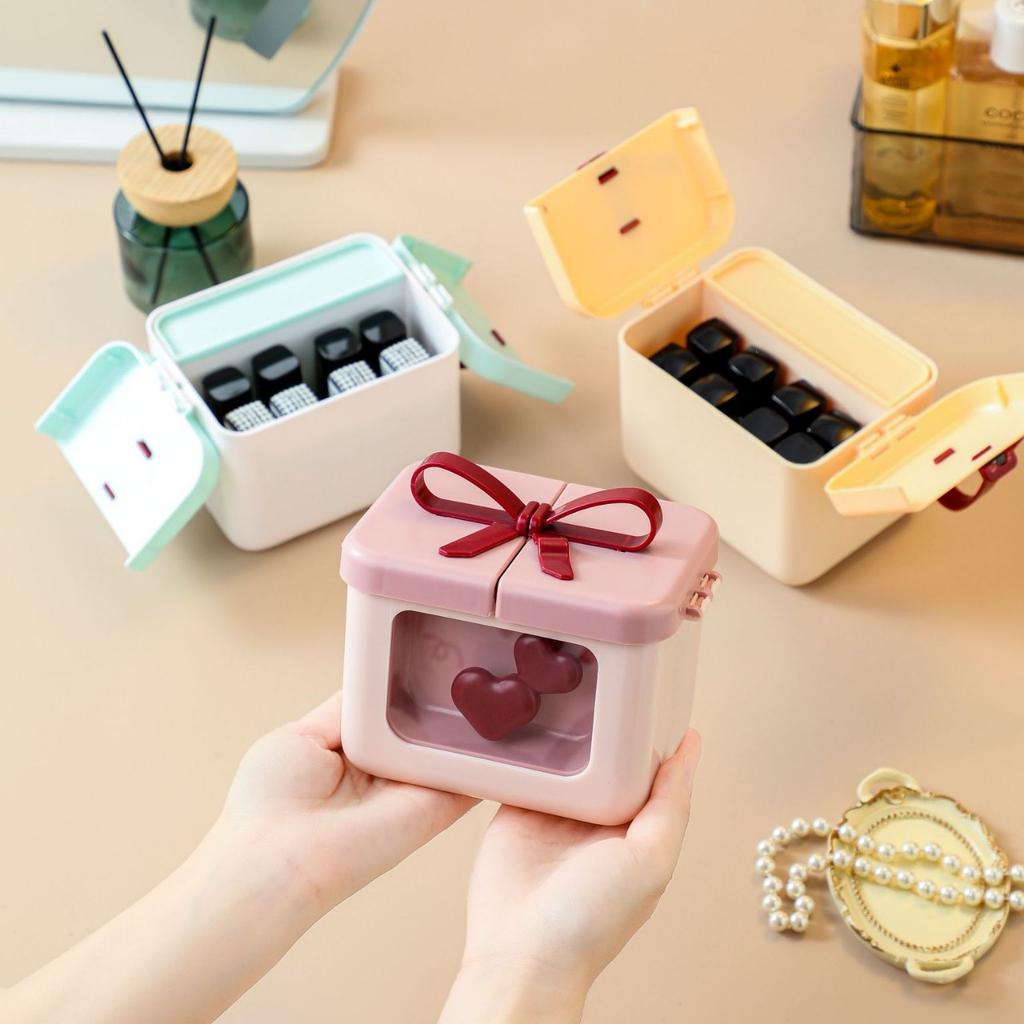 2025 New Original Desktop Lipstick Storage Box Lipstick Lip Glaze Storage Duoge Essential Oil Box Cosmetics