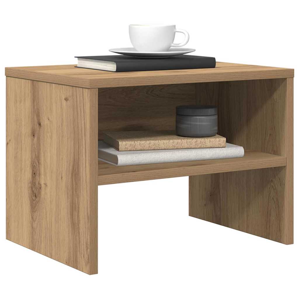 Nightstand Artisan Oak 40 x 40 x 30 cm Wood Based Material