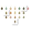 Copper Easter Egg Crystal Pendant Bohemia Necklace Pendant Colorful Enamel Pendant  Party