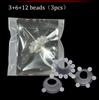 Transparent 3/6/12 Bead Penis Ring Delay Ejaculation Ring G-point Clitoral Stimulate Cock Ring Adults Product for Men