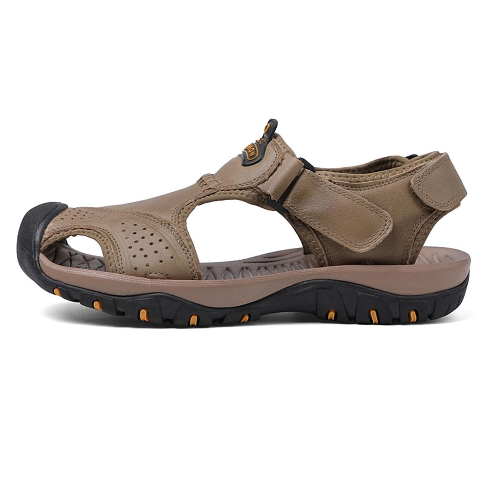 

Прочные мужские шлепанцы с открытым носком для комфортных и безопасных приключений на открытом воздухе US 5(EUR 38) хаки