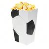 6 Stück/12 Stück Cartoon Fußballboxen Fußball Popcorn Fußball Thema Happy Birthday Party Dekoration Kinder Junge Mädchen Snackbox
