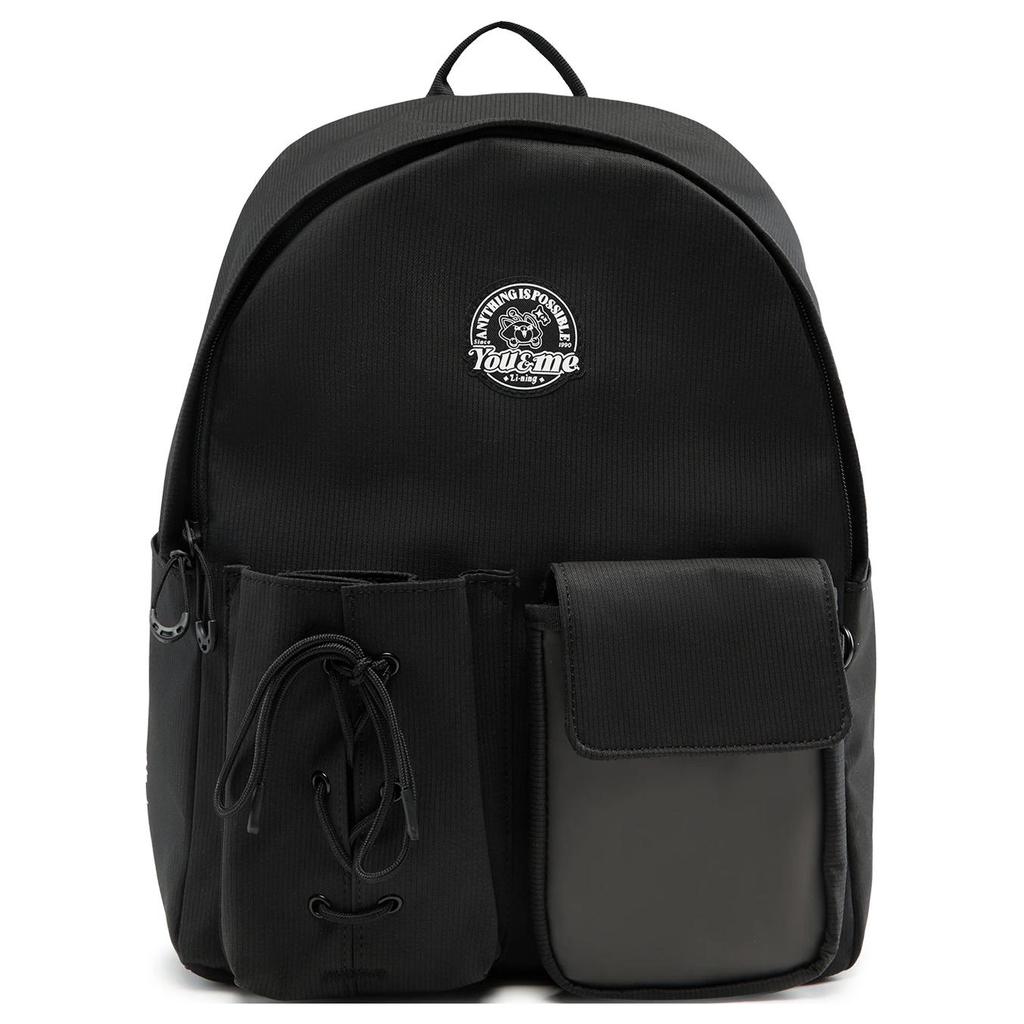 New LiNing × League Of Legends Collaboration Polyester Backpack Unisex Black ABSV115-1