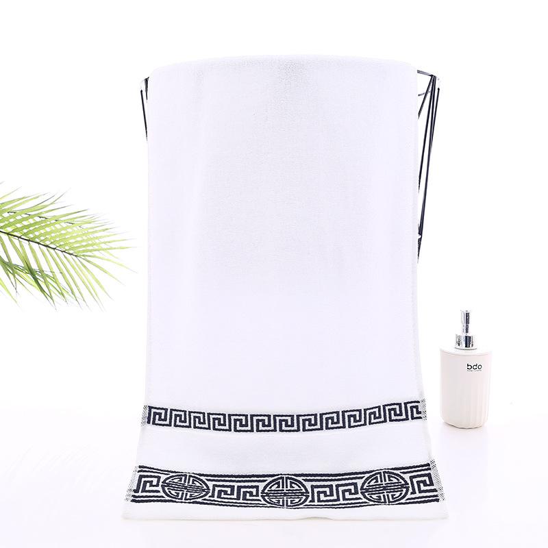 100% bavlna Vysoce kvalitní osušky na obličej Bílá Modrá Koupelna Jemná na dotek Vysoce absorpční Sprchový ručník Vícebarevný 75x35cm