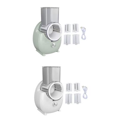 Electric Vegetable Shredder Portable Rechargeable Multifunctional Potato Radish Veggie Cutter for Ki