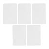 5PCS Inflatable Boat Repair Patch PVC Waterproof Air Leakage Prevention Kayak Repair Patch for Boat Repair Kit White
