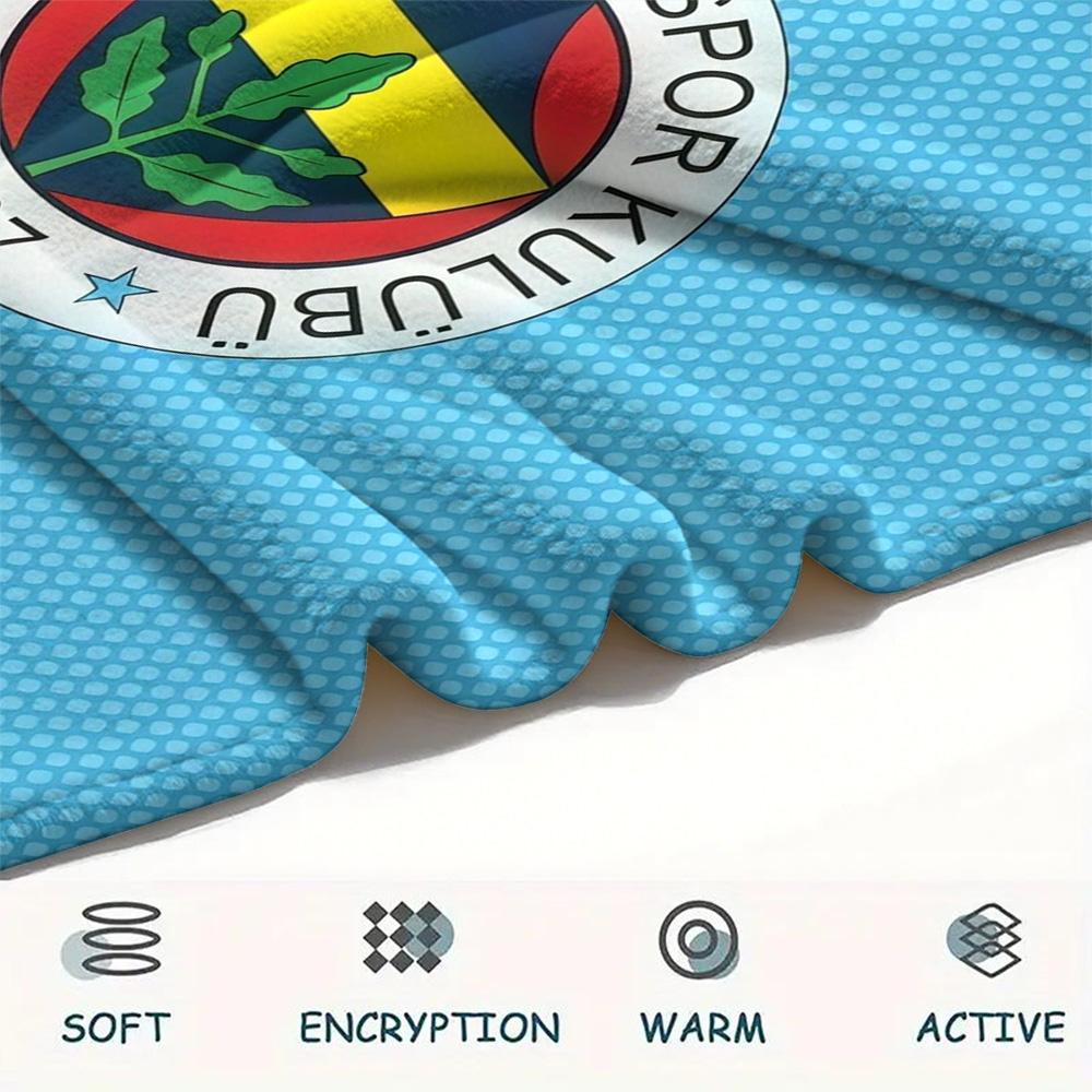 Fenerbahce3 Flannel Blanket, High quality Comfortable for All Seasons, Home Decor, Warmth and Comfort