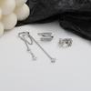 Gu Maoning, Gypsy Ear Clip Tassel Pearl No Ear Piercing Earrings Long High-End Multi-Layer Zircon Ear Bone Clip