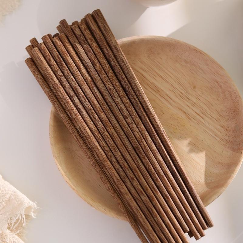 DaXinYuanLin Wenge Wood Chopsticks 10-Pair Set