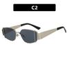 Stylish Punk Sunglasses For Men Women Unisex Vintage Metal Frame Goggles Fashion Square Uv400 Sports Sun Glasses For Ladies