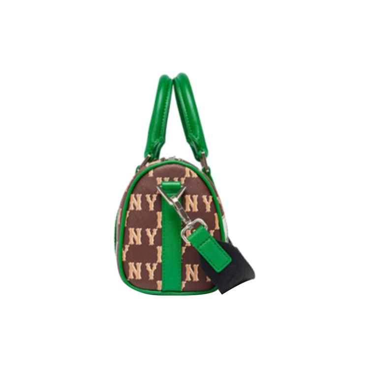 New MLB New York Yankees Artificial Leather Pillow Bag, Boston Bag, Handbag, Shoulder Bag Trumpets Unisex 3ABWS023N