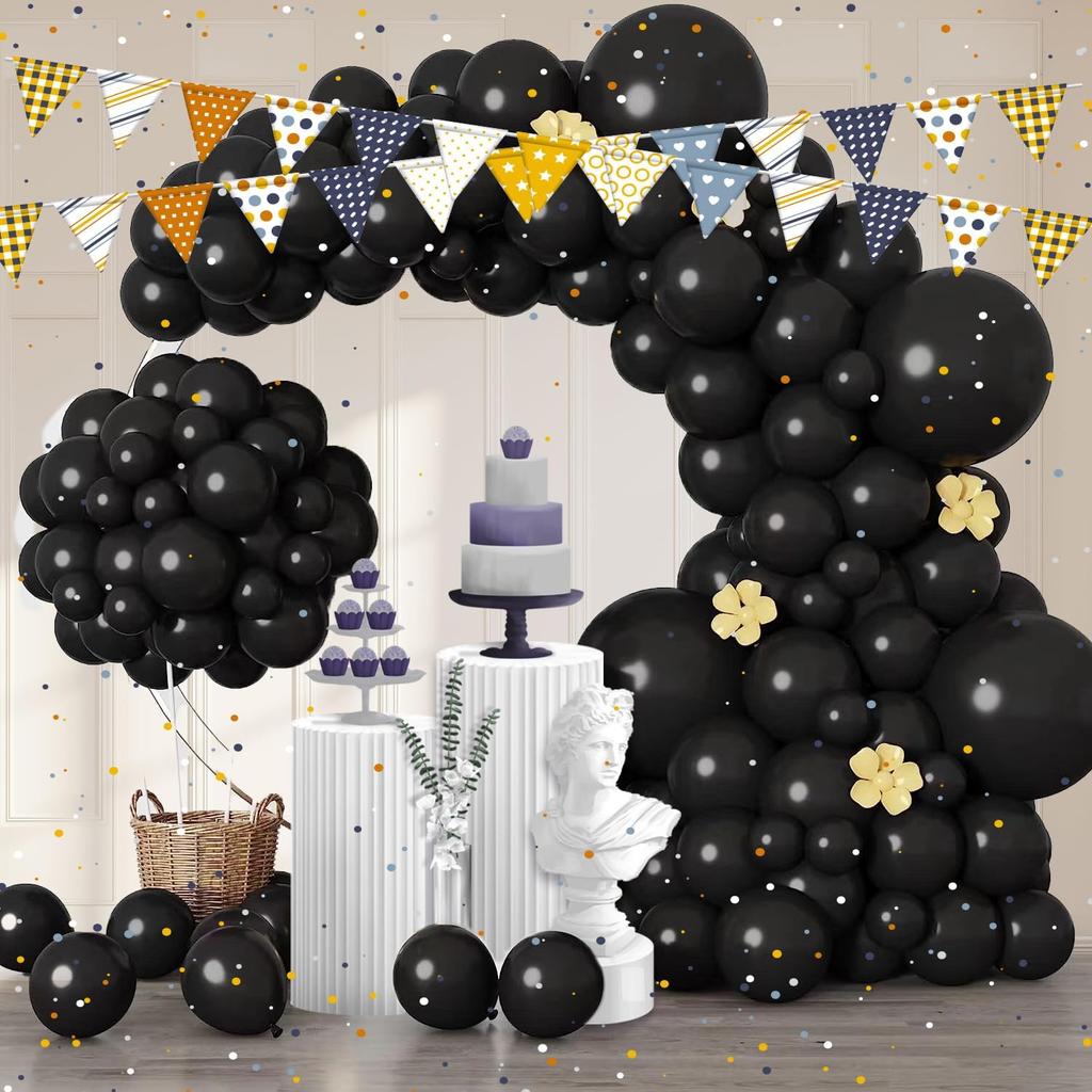 122PCS multi-color latex balloon set suitable for birthday parties, weddings, Valentine's Day party decoration