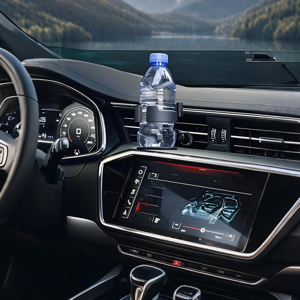 Car Cup Holder | Car Air Vent Cup Holder | Anti-Vibration Bottle Stand and Ashtray Bracket