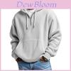 Herren Hoodie mit Waffelstrick für Herbst und Winter, für lässige Streetwear