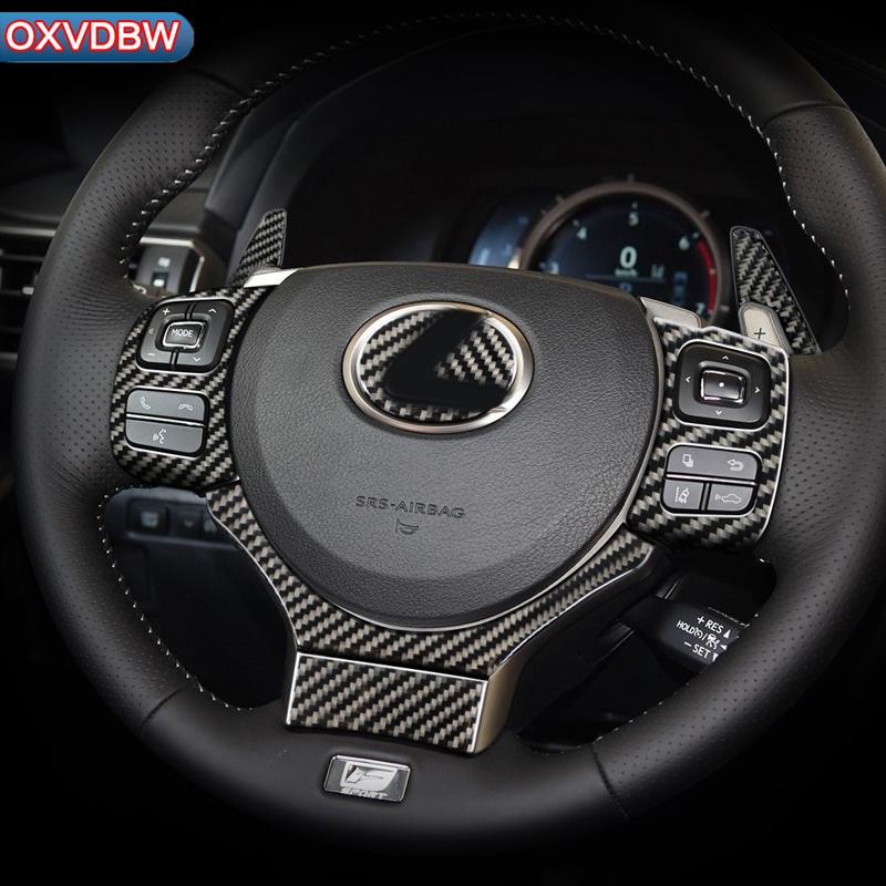 For LEXUS NX 300H200T LHD RHD Accessories Steering Wheel Outlet Car Door Gear Panel Decorate Carbon Fiber Interior Trim