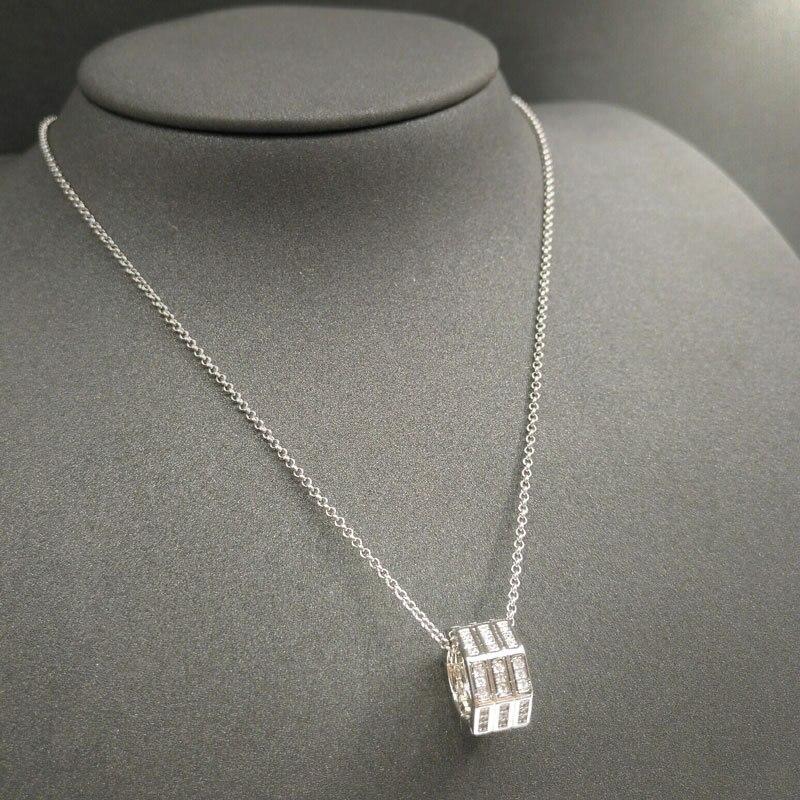 S925 Sterling Silver Necklace August New Octagonal Geometric Necklace Female Banquet Party Jewelry Luxurious Shiny Jewelry