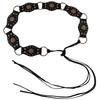 Handmade Hollow Pattern Western Pu Leather Belt For Women Stylish Summer Accessory