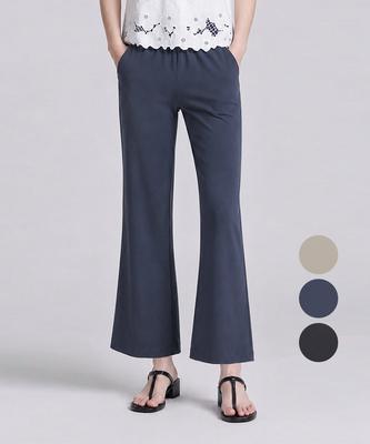 KIM YOUNG JOO GOLF Summer Ice Length 3/4 Bootcut Women'S Elastic Waist Pants Dqmlsl71