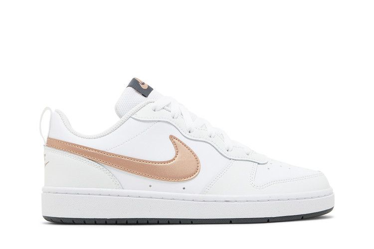 Nike Court Borough Low 2 GS 'Biały Metaliczny Czerwony Brązowy'