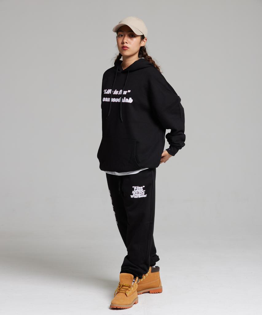 CREAM SODA LAB Slogan Hoodie Training Set