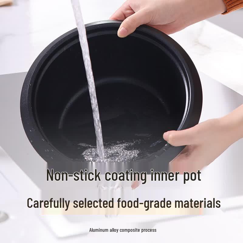 TRIANGLE Classic Non-Stick Rice Cooker with Steamer CN Plug (adapter Included)