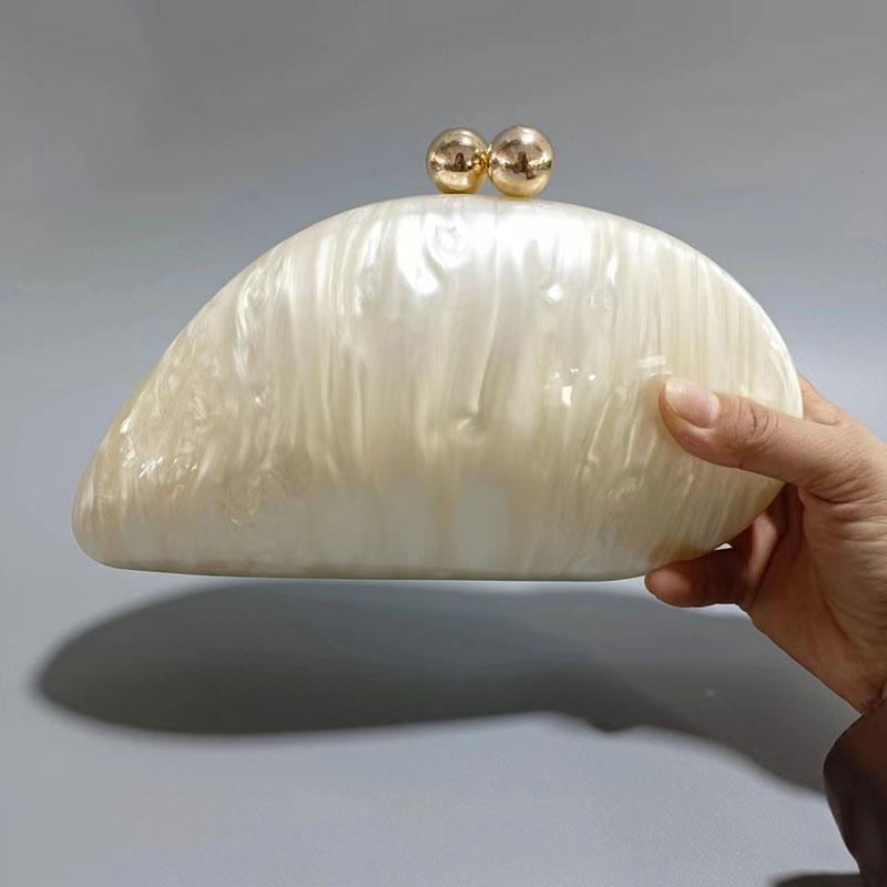 Evening Bag Bags For Teens Women Luxury Designer Shoulder Crossbody Korean Pressed Acrylic High Quality Brand Clutch Tote Purse