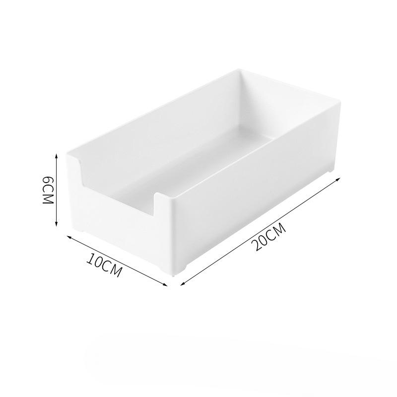 

Настольный ящик для хранения, тип ящика, коробка для хранения суперпозиции, прозрачный пластиковый ящик для мусора, коробка для канцелярских принадлежностей, коробка-органайзер для косметики storage box 20*10*6cm белый