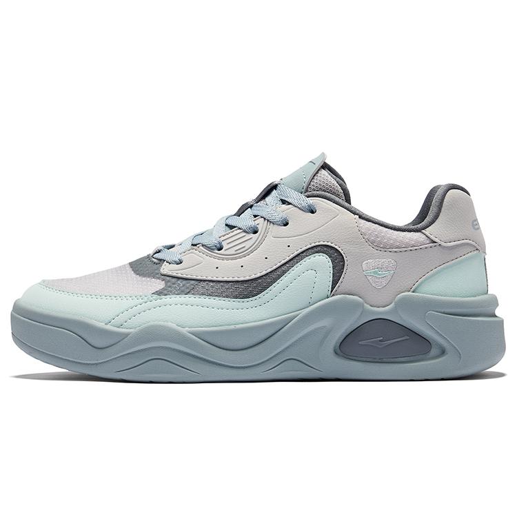 Hongxing Erke Yun Lai Trendy Versatile Wear-Resistant Non-Slip Low-Top Skate Shoes Men sneakers Cloud-Gray Sky-Blue 51125101344-106