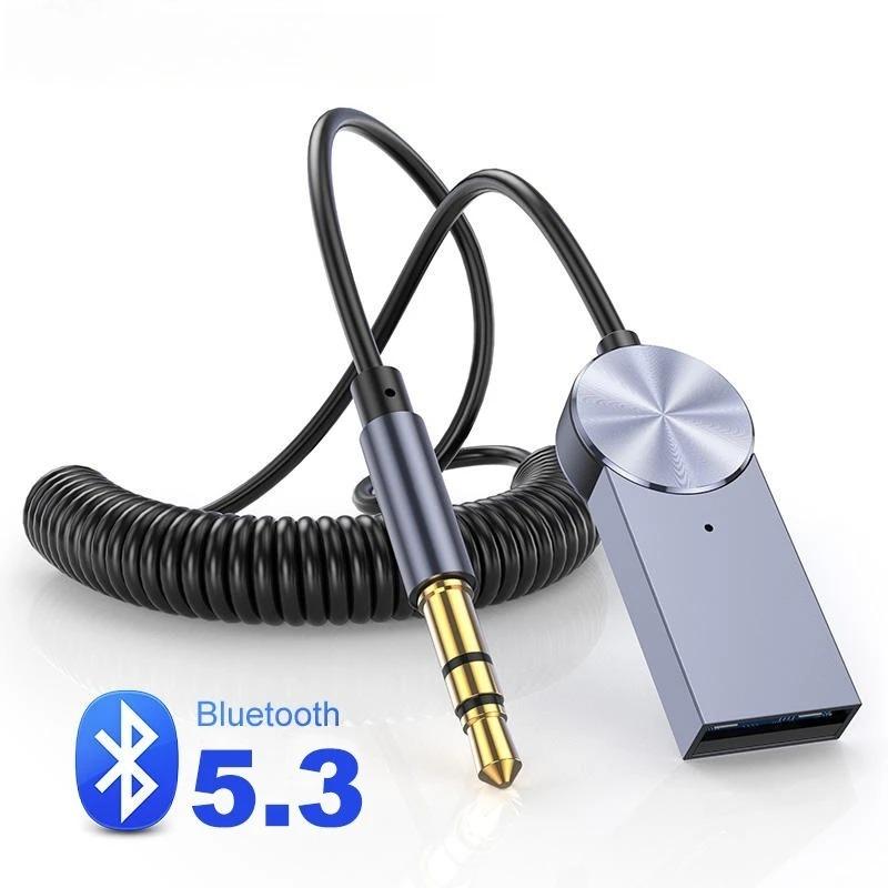 1pcs Car Bluetooth Audio Receiver Car Hands-free Music Receiver Display Bluetooth 5.3 FM Transmitter Car FM Receiver New
