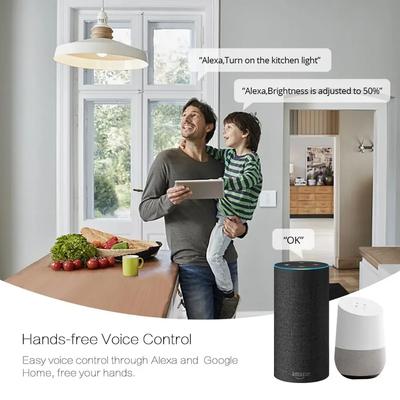 Tuya WiFi Smart Touch Licht Dimmschalter US Standard Smart Life Sprachsteuerung AC110-240V Funktioniert mit Alexa Google Home