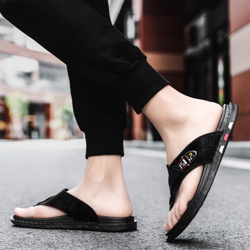 Módní trend Muži Boty Jednoduché žabky Lehké Přímořské pantofle Ležérní Muži Obuv Plážové sandály Pantofle Léto Volný čas Žabky s otevřenou špičkou