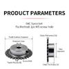 1pc 04C 2Pitch 15mm Height 10 Teeth Standard Sprocket 6/8/10mm Bore With M5*1 Setscrew Hole Ready To Install