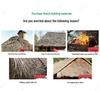 Flame Retardant PE Plastic Thatch Roof Decor for Scenic Areas