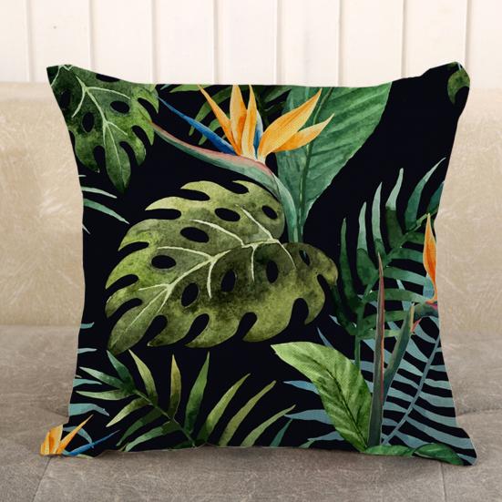 Throw Pillowcase Soft Texture Protective Replacement Fashion Car Bedside Nap Pillowcase Sofa Accessory