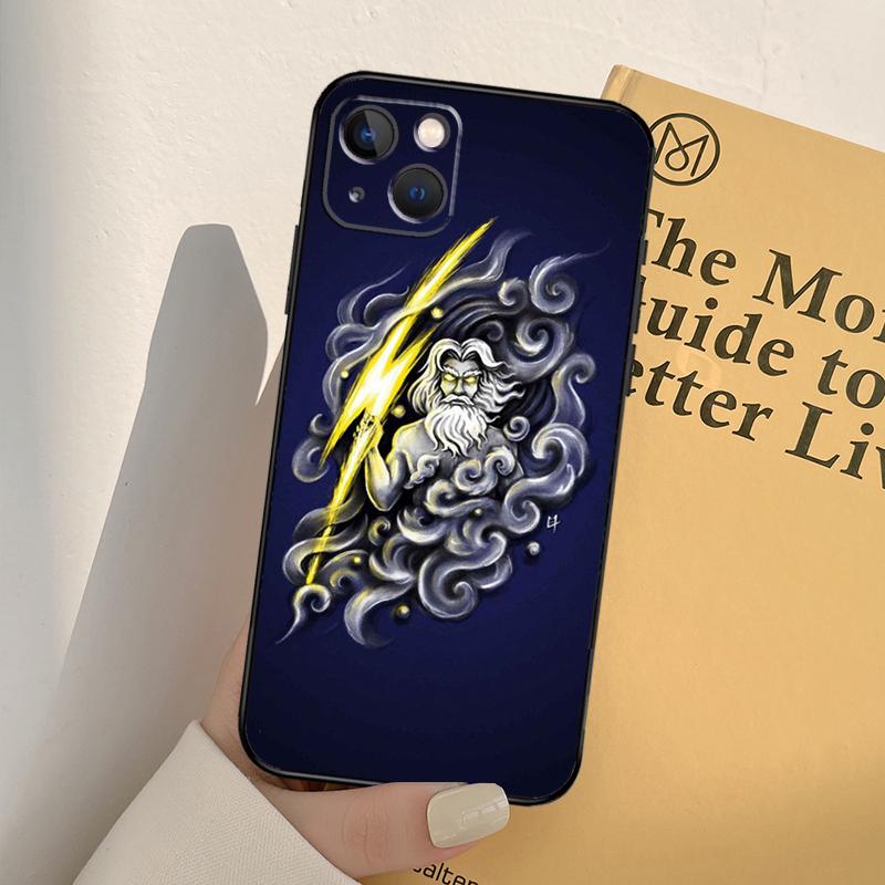Zeus Phone Case For iPhone 11 12 13 14 Pro Max XS XR X 6 7 8 Plus 12 13 Mini SE 2020 Cover Shell