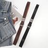 Womens Korean Classic Denim Jeans With Fashionforward Black Belt For Casual Outfits Chic