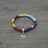 Colorful Stone Beaded Leaf Bracelet - Trendy Accessory