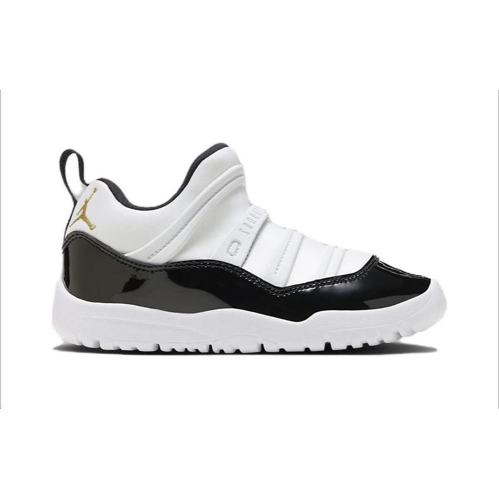 Jordan Air Jordan 11 Low top Children's Basketball Shoes White Black Kids' BQ7101-170