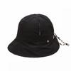 Daks Black Solid Cotton Blend Bucket Hat Dbhe5e232bk