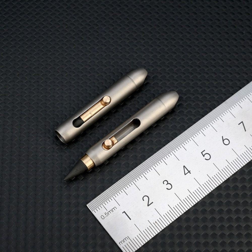 Titanium Alloy Mini Eternal Pencil Portable Pocket Pen High Quality Erasable Pencil
