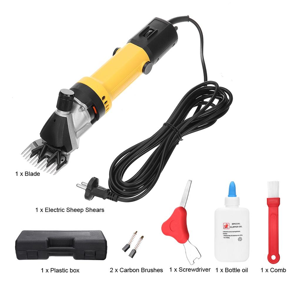 3000W 6 Gears Speed Electric Sheep Goat Shearing Machine 220V Trimmer Tool Wool Scissor Cut Machine With Box