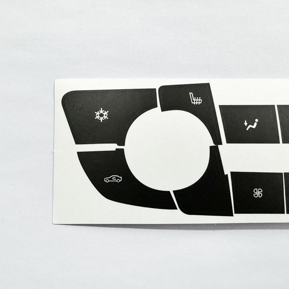Car Air Condition Control Button Repair Stickers Black For Buick Regal 2008-2013