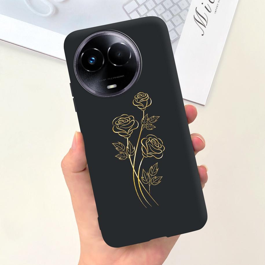 Shockproof Case For Realme 11 5G / Realme 11X Phone Cover Fashion Girls Soft Silicone Funda For Realme11 11 X 2023 RMX3785 Coque