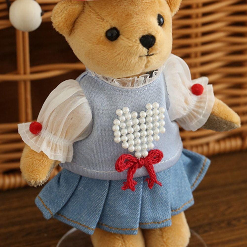 Solid Color Doll Clothes Undershirt Cotton No Attributes Doll Clothes  12cm Cotton Doll